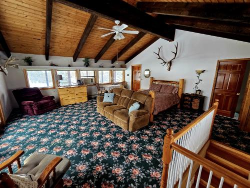 First Main Bedroom - located upstairs in the Guest Quarters